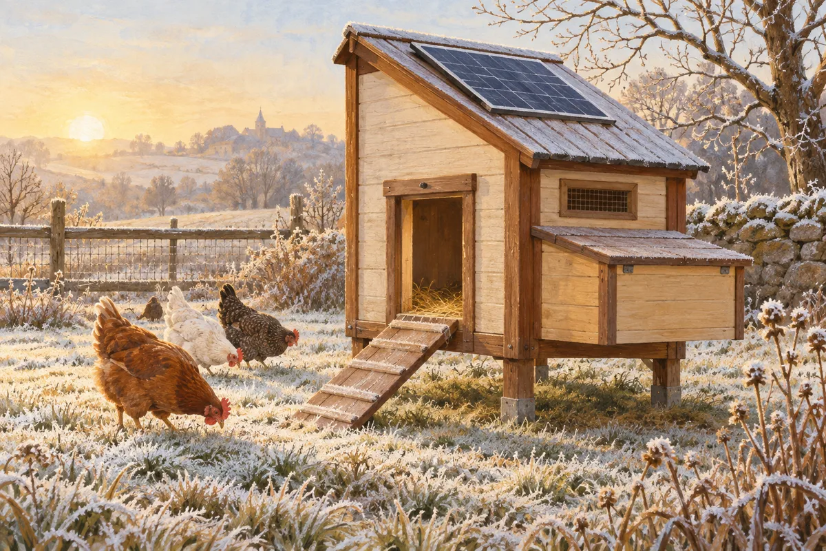 Illustration : Porte solaire en hiver : les contrôles qui comptent